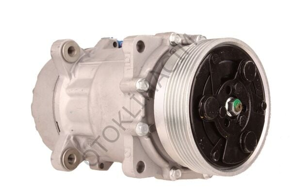 Sanden SD7V16 Klima Kompresörü - 6PK 120mm - VW Bora, Golf 4, Audi A3, Seat Leon Uyumlu