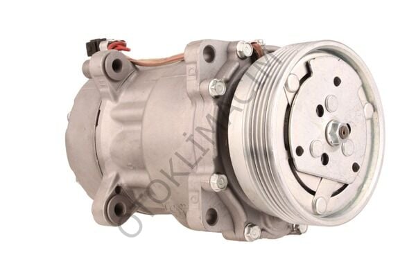 Sanden SD7V16 Klima Kompresör Arka Kapağı (VQD Tip) - 6PK 120mm Uyumlu - Orijinal Kalite