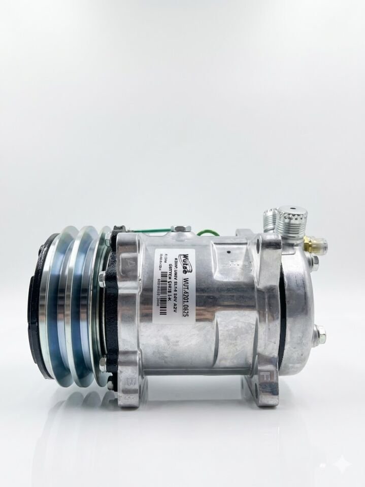 Wutse 4201.0625 5L14 24V A2V Kayış Üstten Çıkış İ-K 132mm Universal Kompresör