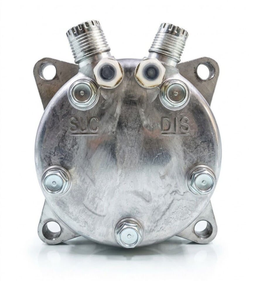 Wutse 4201.0624 5L14 12V A2V Kayış Üstten Çıkış İ-K 132mm Universal Kompresör