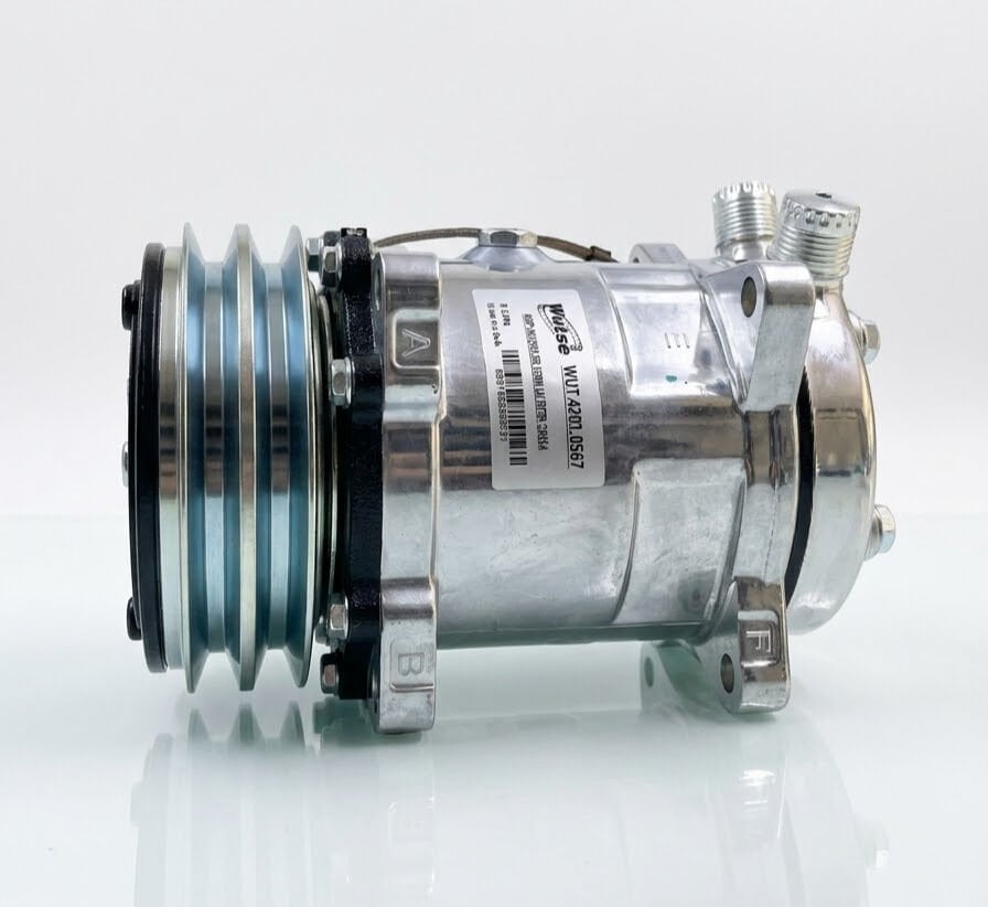 Wutse 4201.0567 5H14 12V 2PK 132mm Üstten Çıkış Universal Kompresör