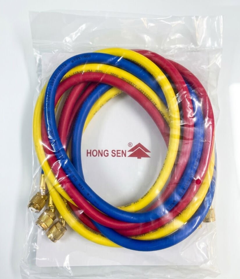 Hongsen HS-S60-101-A Manifold Seti – 150cm Hortumlu ve Özel Taşıma Kutulu