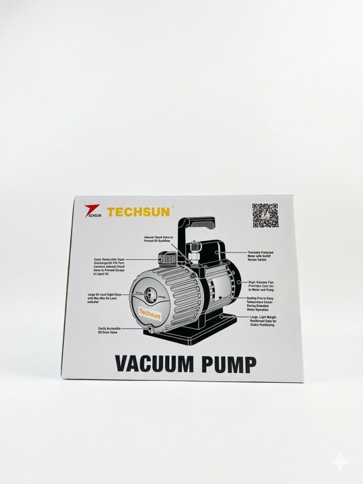 Techsun TC-VP-3M/C 1.8CFM Vakum Pompası